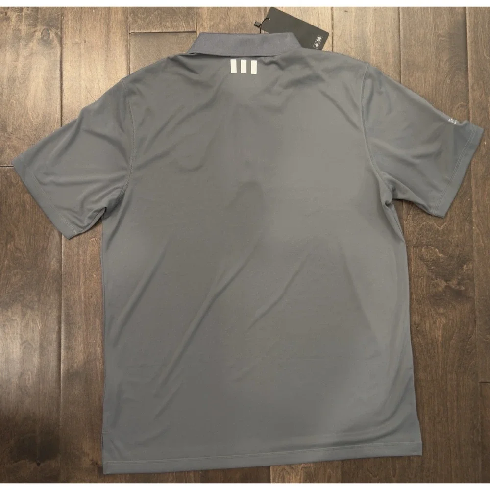 Adidas Puremotion Polo Shirt Men's Large Lake Oconee Golf Classic Banksouth Grey
